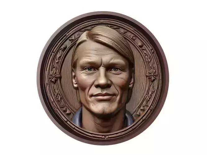 Erling Haaland Footballer Medallion