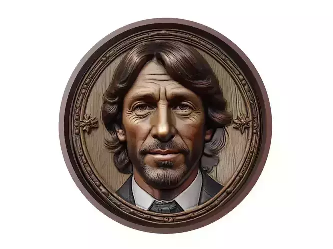 Andrea Pirlo Footballer Medallion