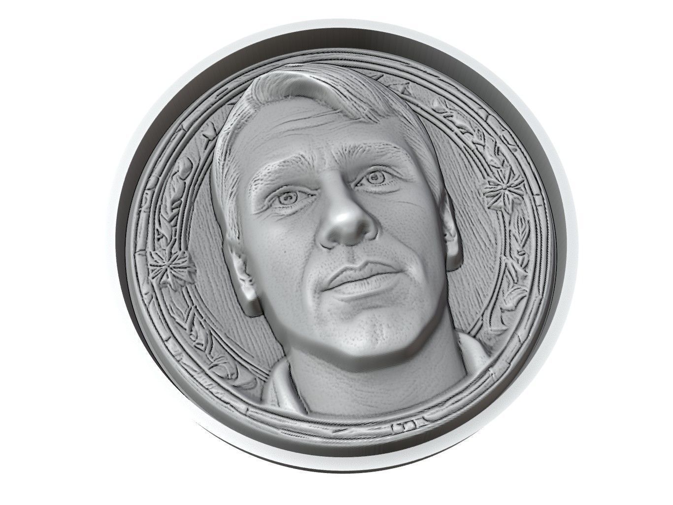 Philipp Lahm Footballer Medallion 3D print model_3