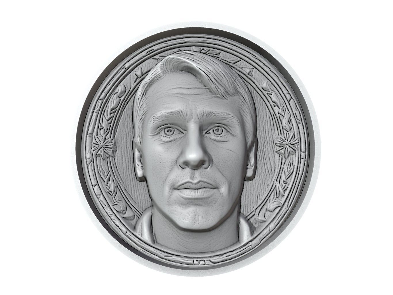 Philipp Lahm Footballer Medallion 3D print model_2