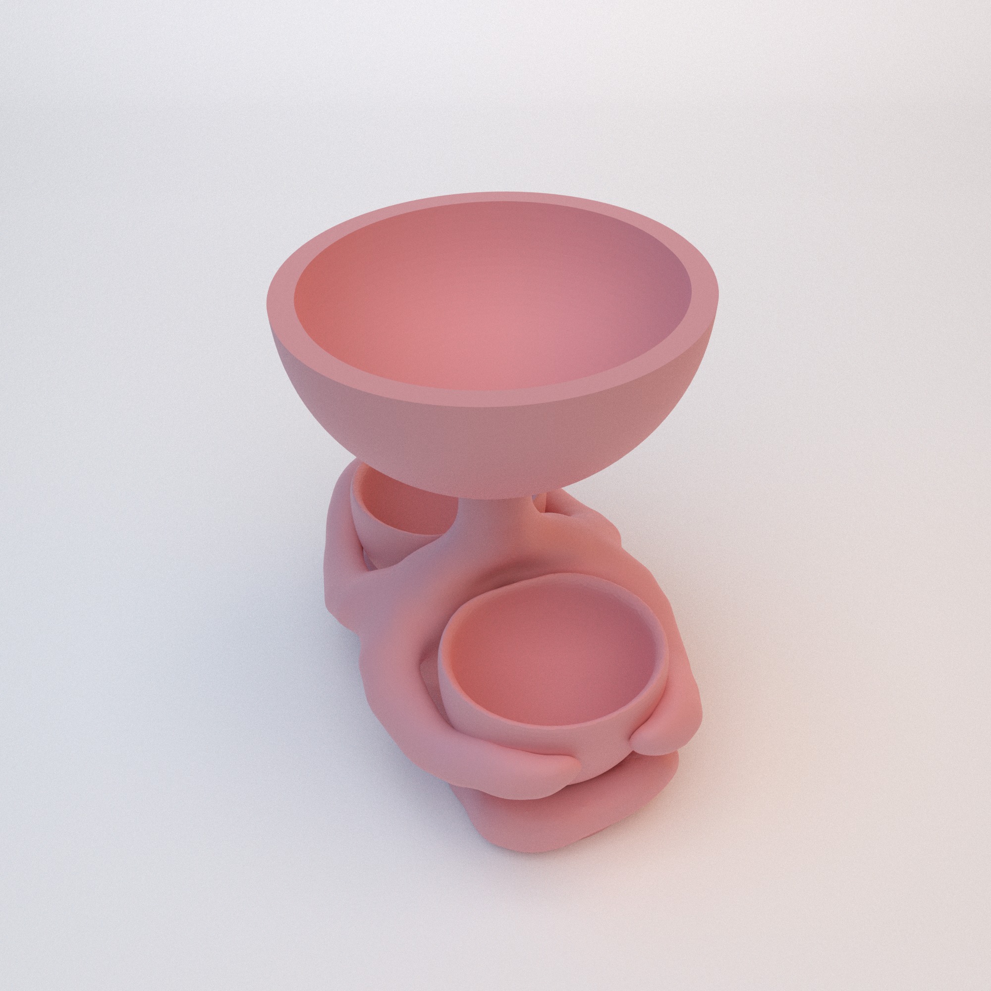 Sitting Desk Planter - 050 3D print model_7