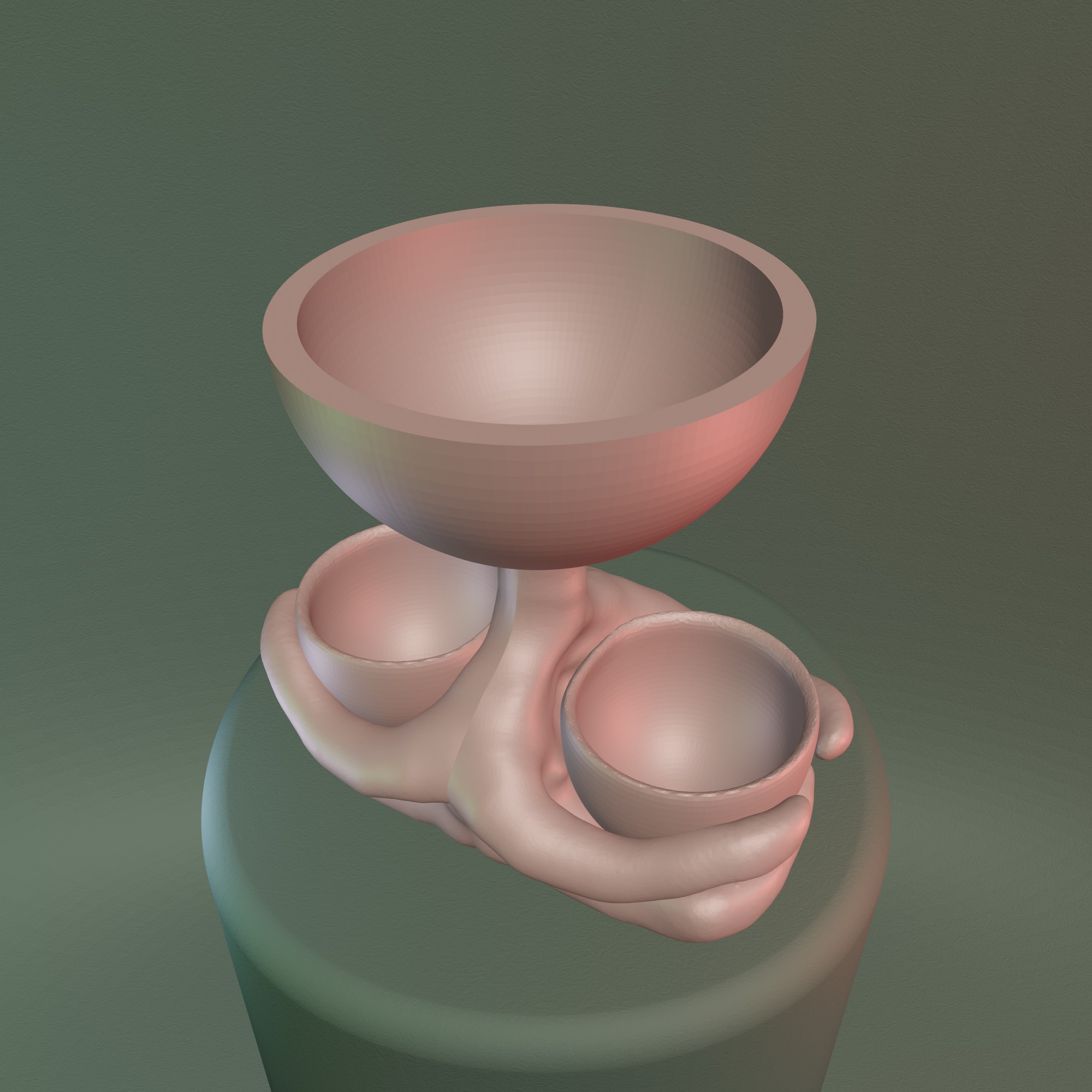 Sitting Desk Planter - 050 3D print model_14