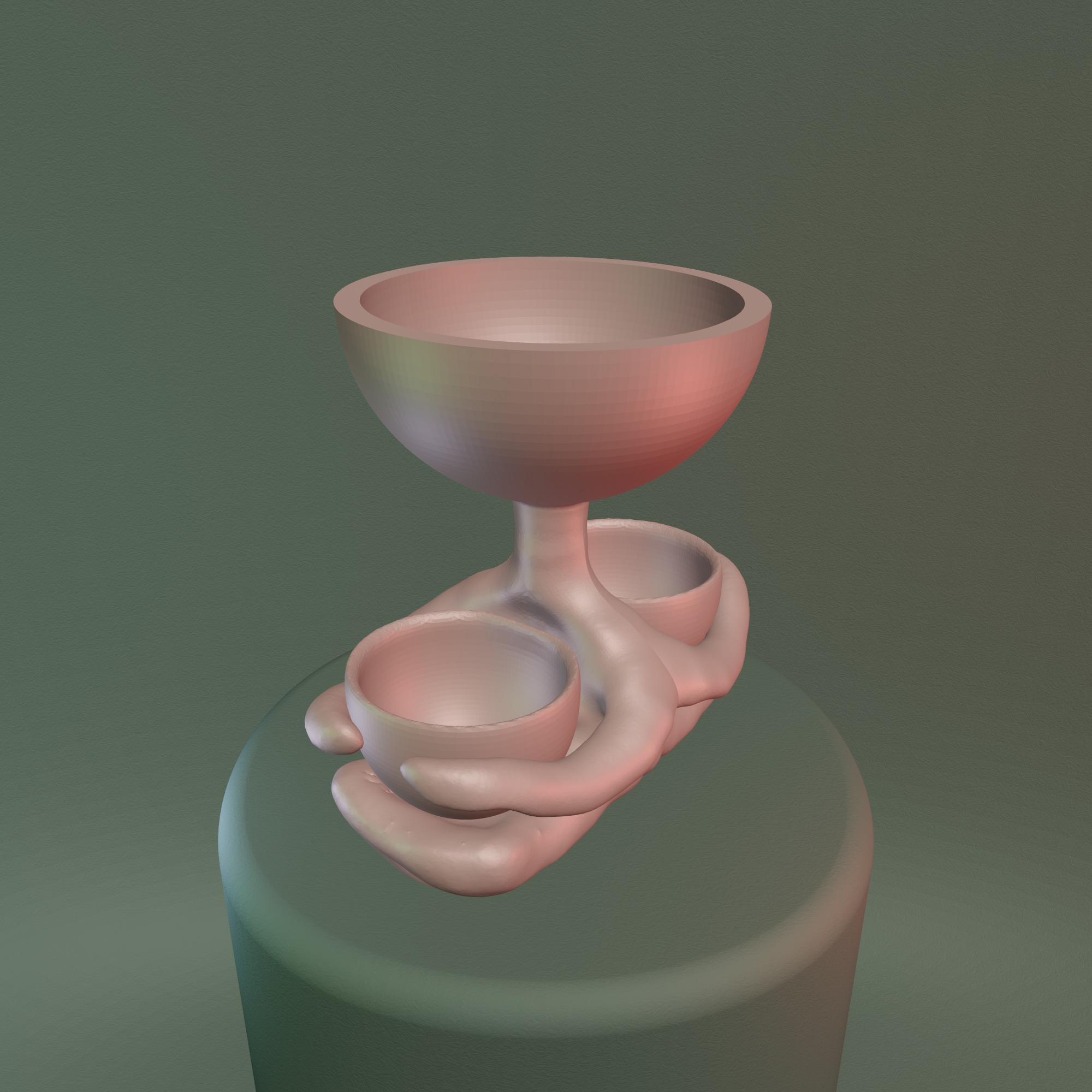 Sitting Desk Planter - 050 3D print model_13