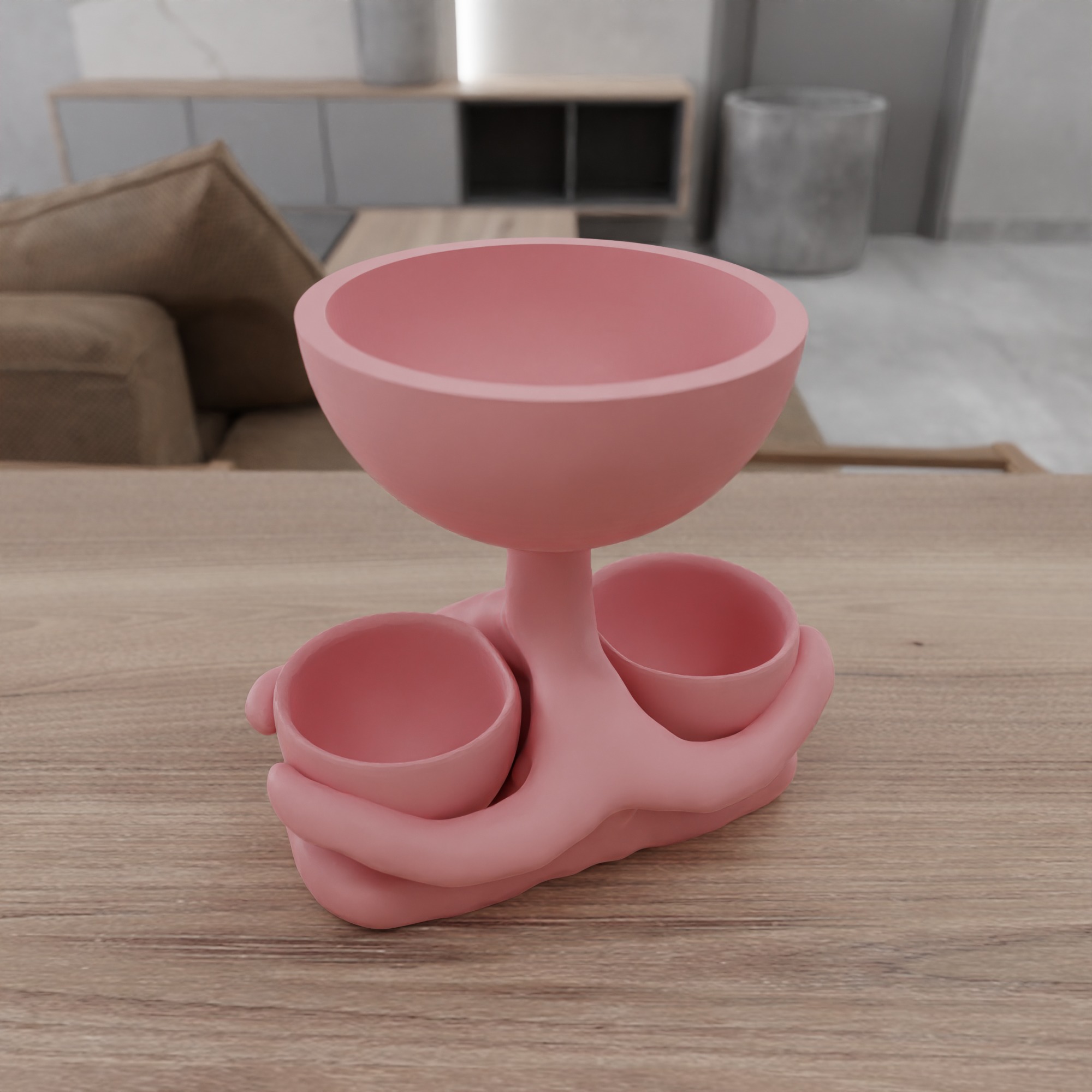 Sitting Desk Planter - 050 3D print model_6