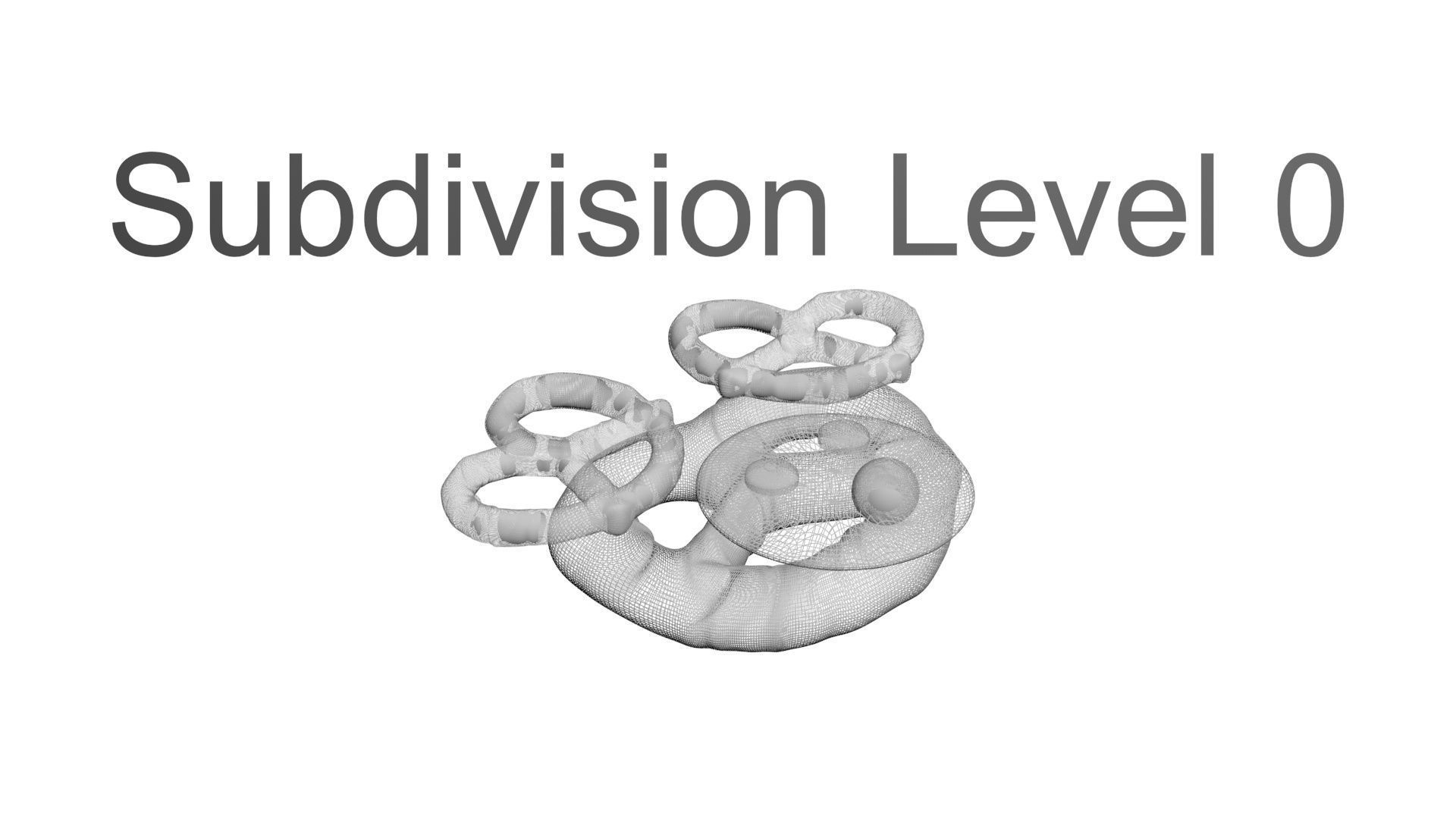 Reindeer Pretzels Set 3D model_39