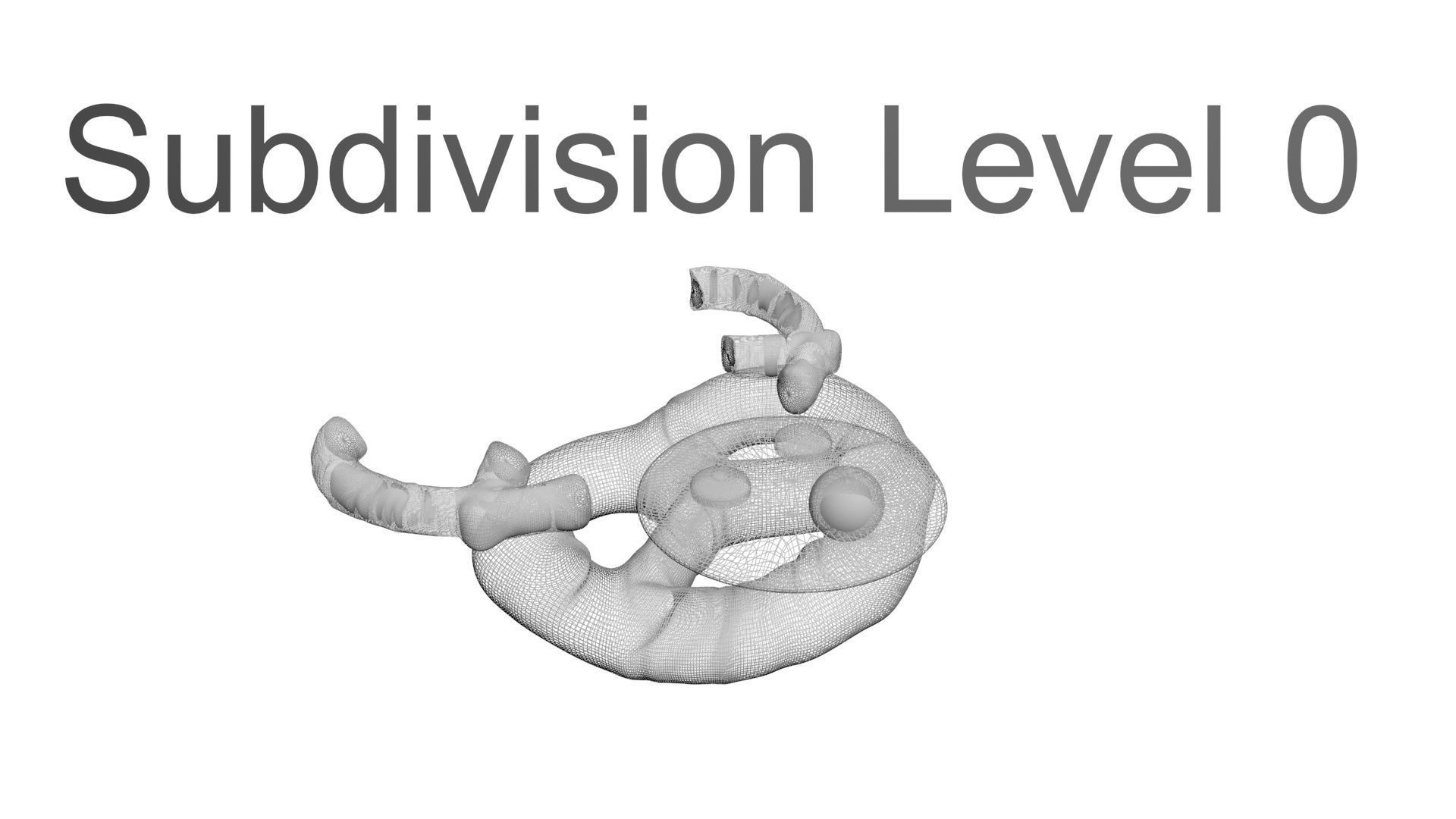 Reindeer Pretzels Set 3D model_37