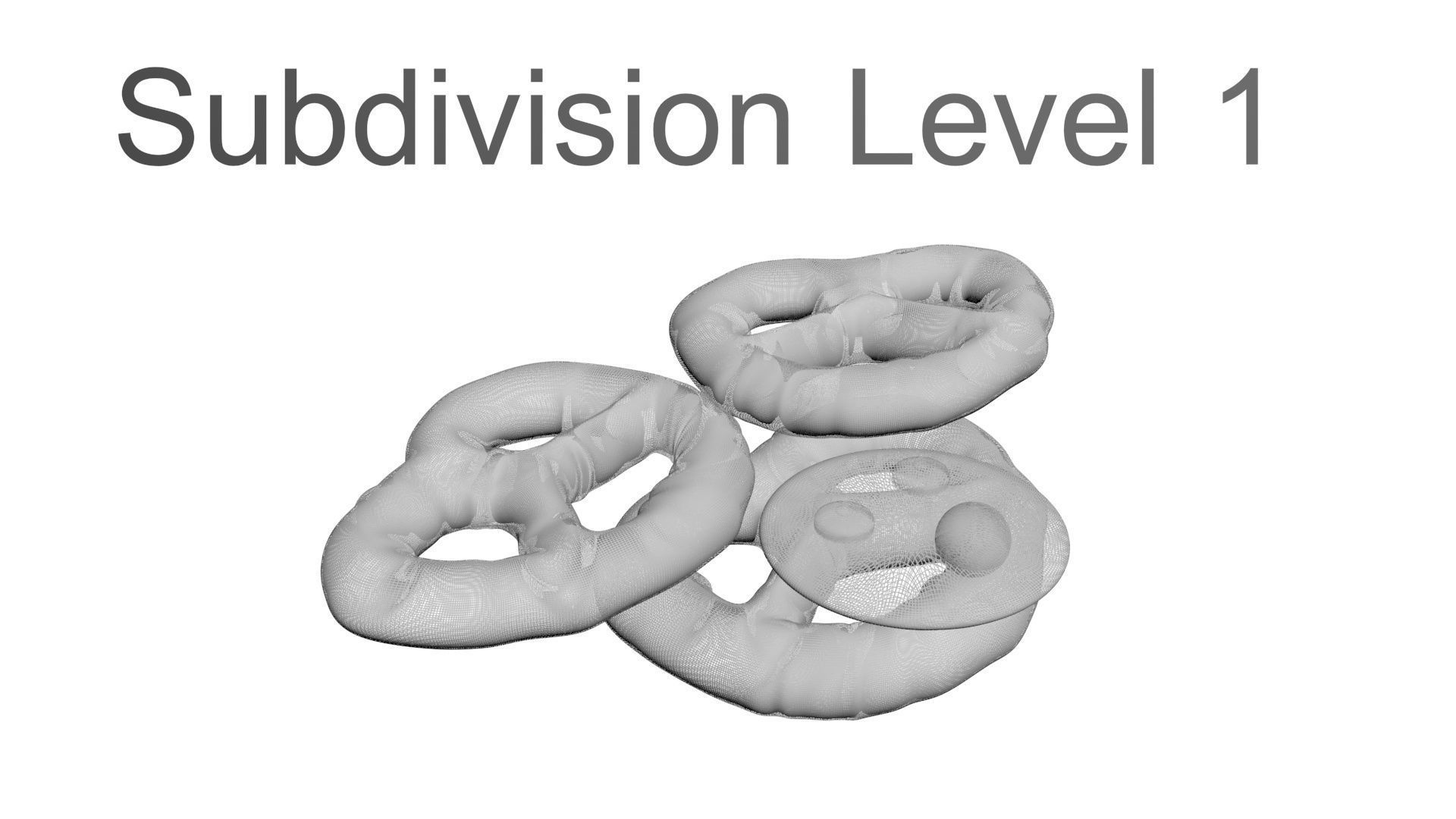 Reindeer Pretzels Set 3D model_32