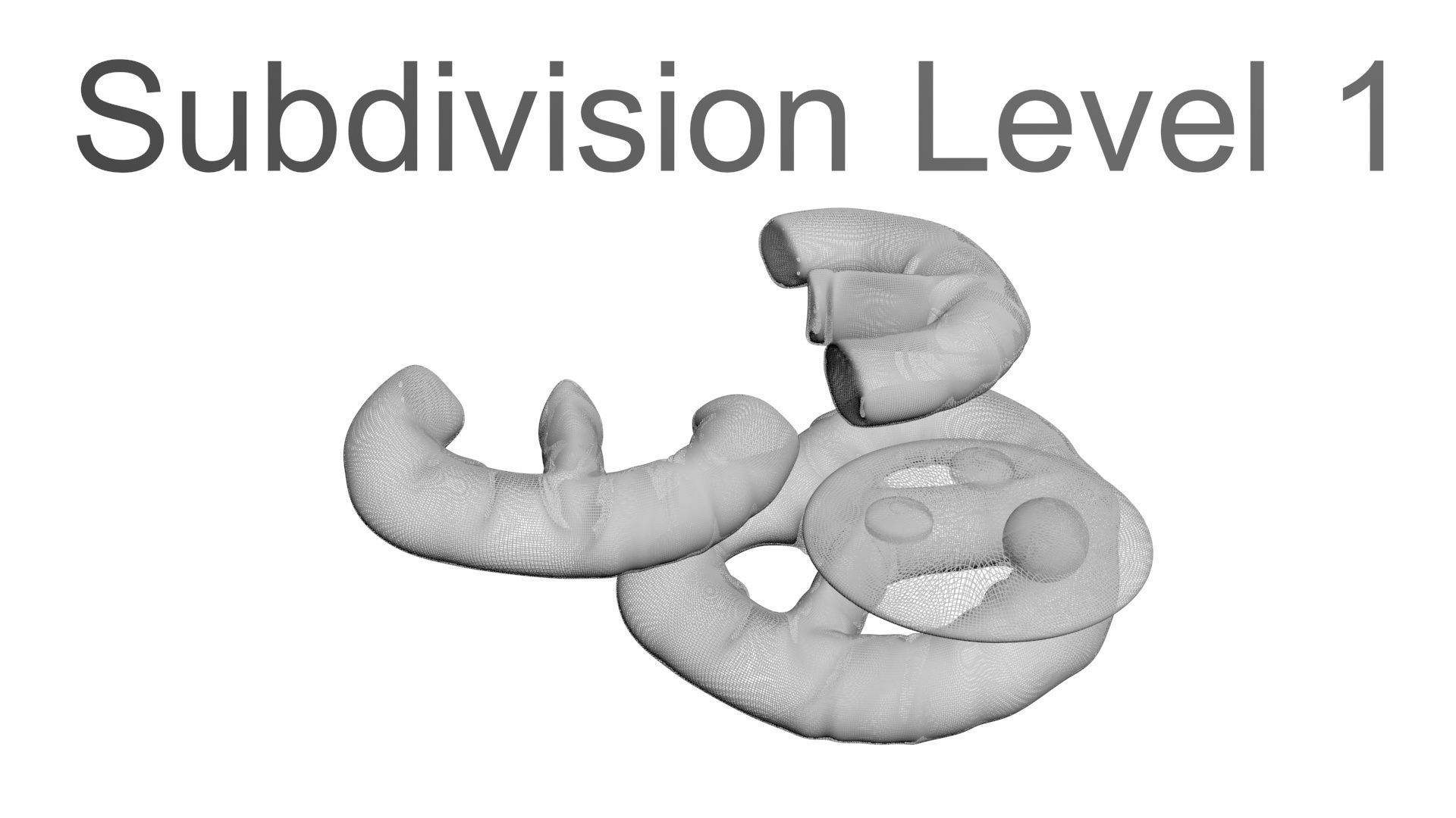 Reindeer Pretzels Set 3D model_34