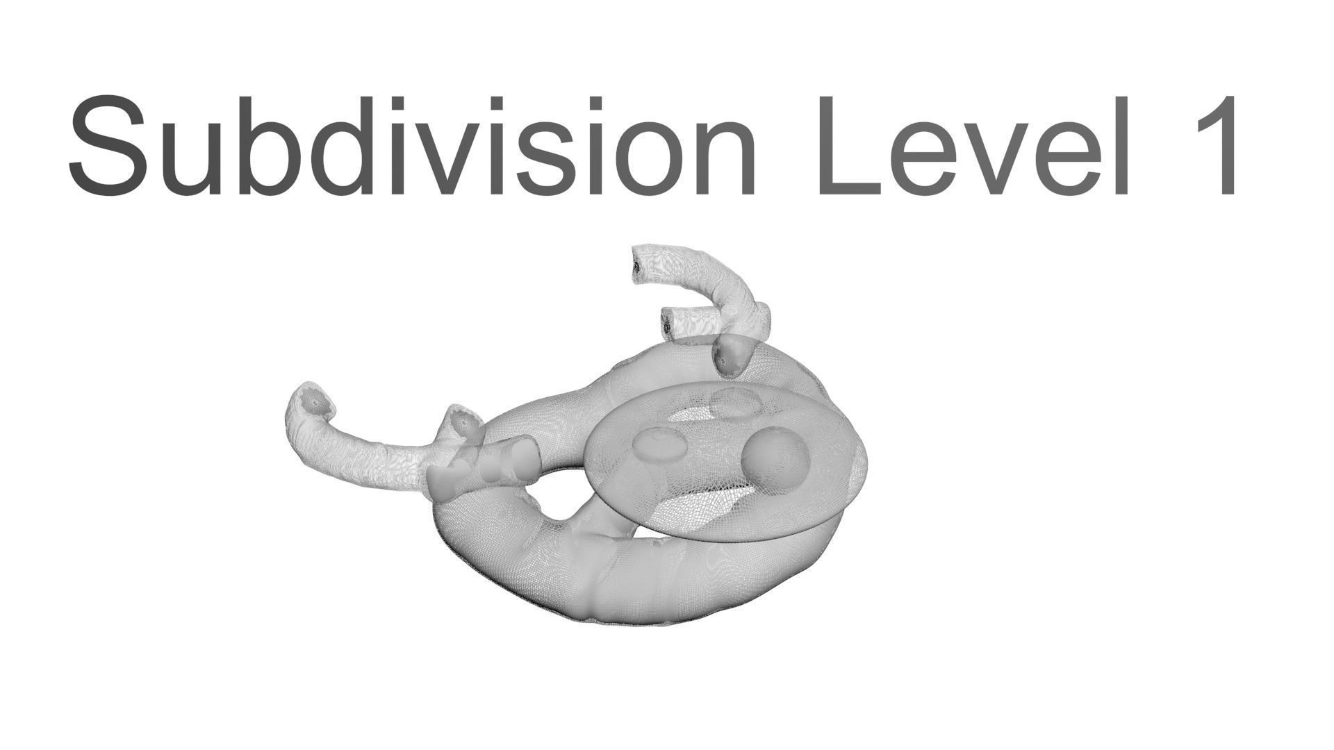 Reindeer Pretzels Set 3D model_36