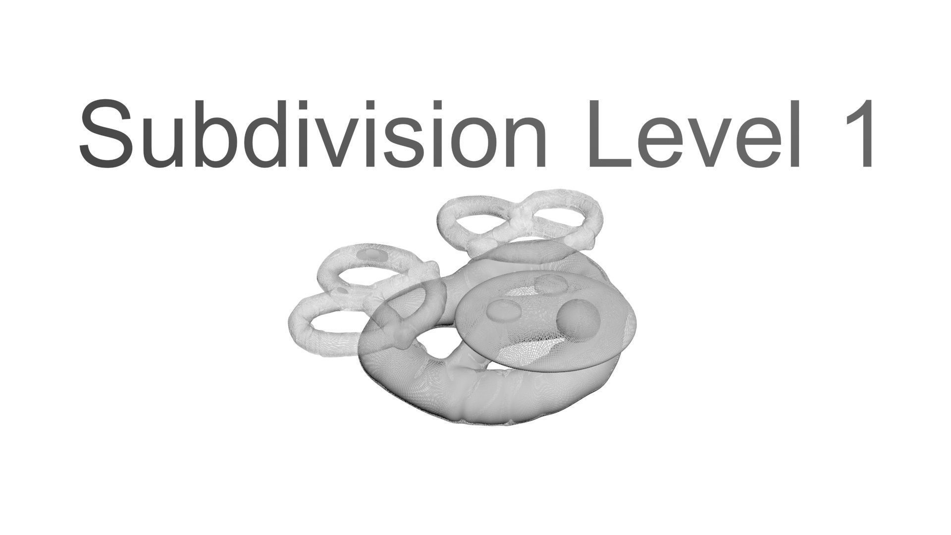 Reindeer Pretzels Set 3D model_38