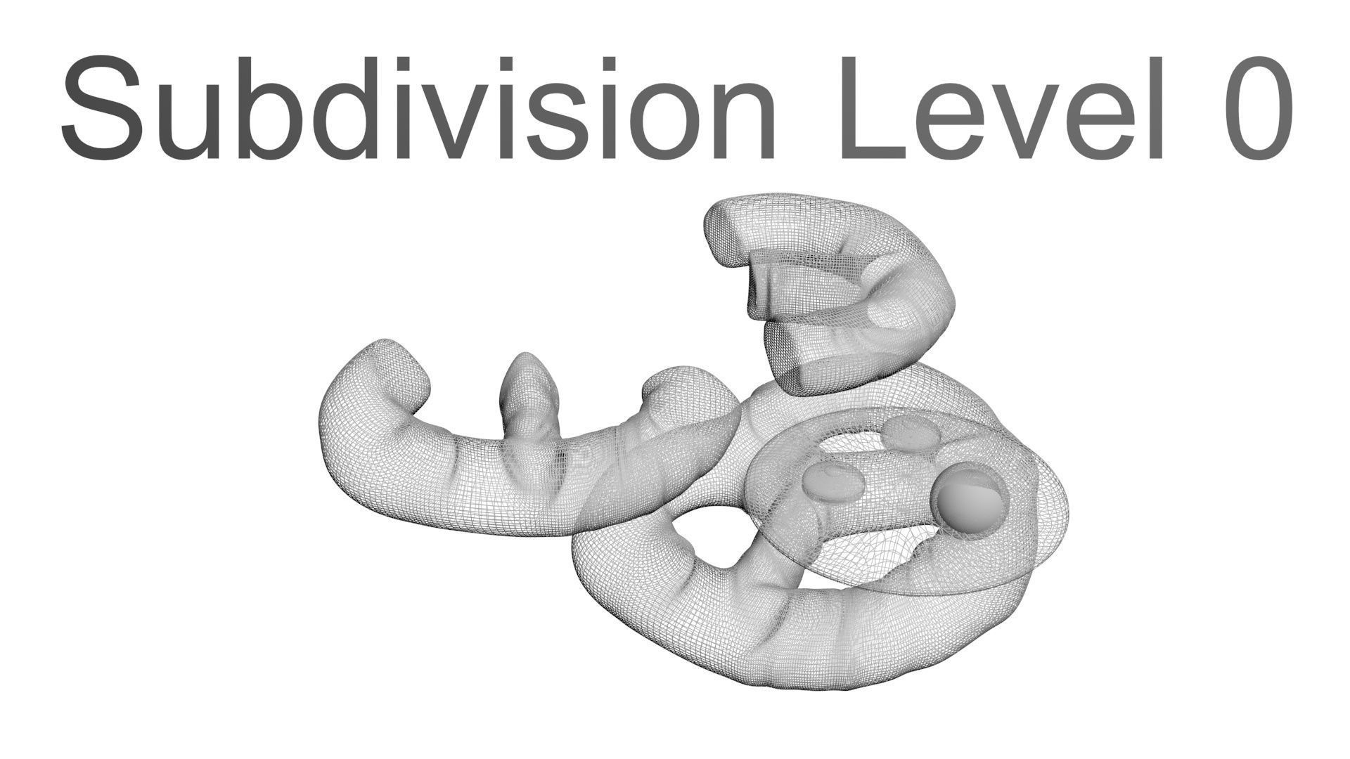 Reindeer Pretzels Set 3D model_35