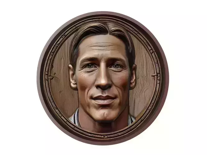 Fernando Torres Footballer Medallion