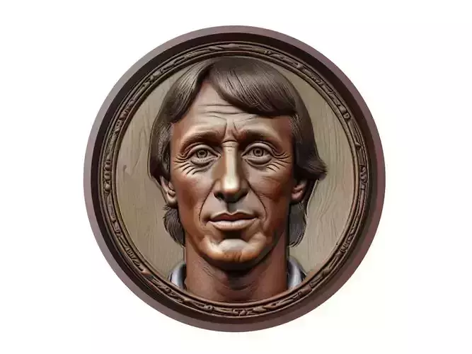 Johan Cruyff Footballer Medallion