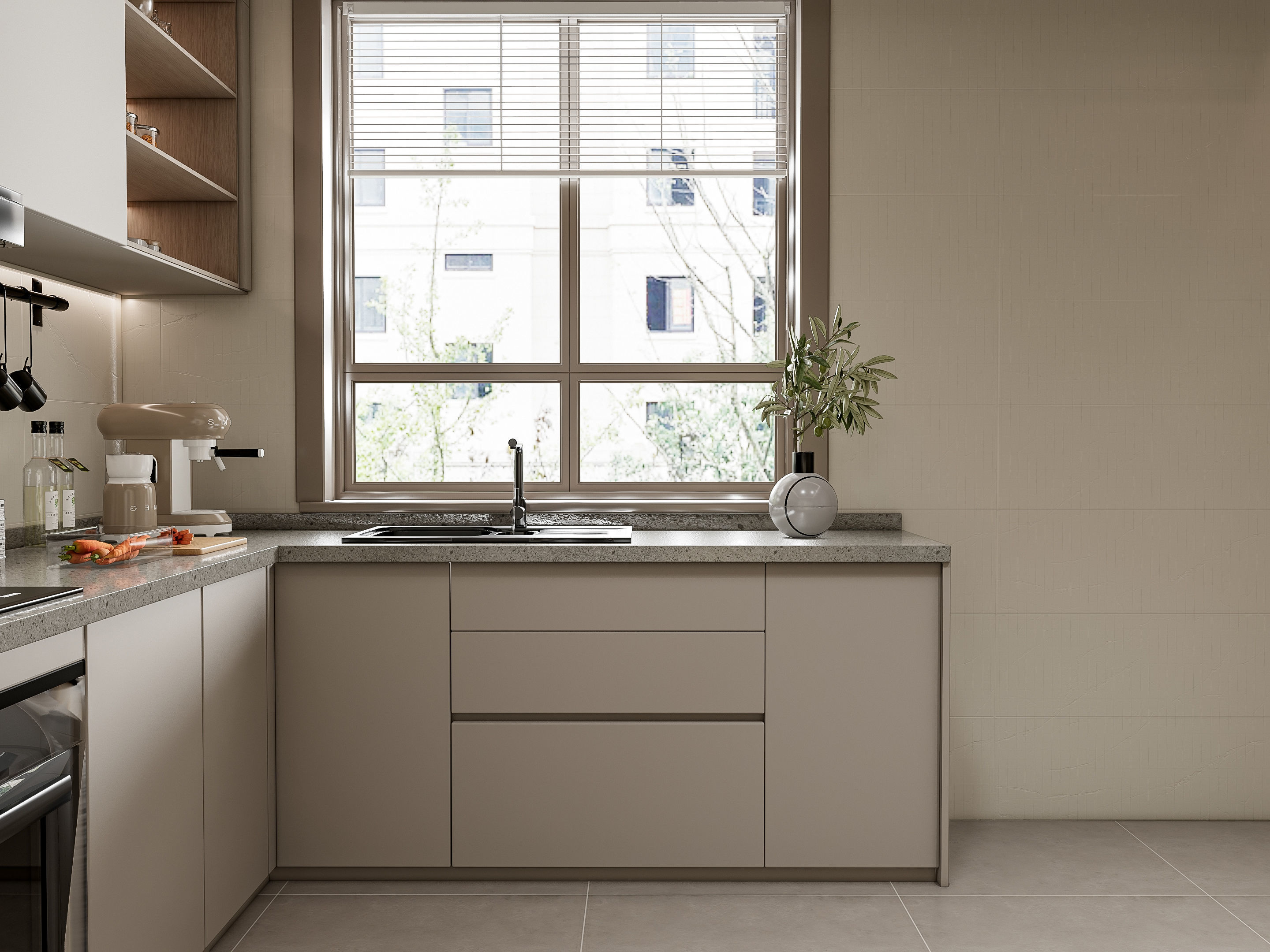 Kitchen Modern interior 107 3D model_10