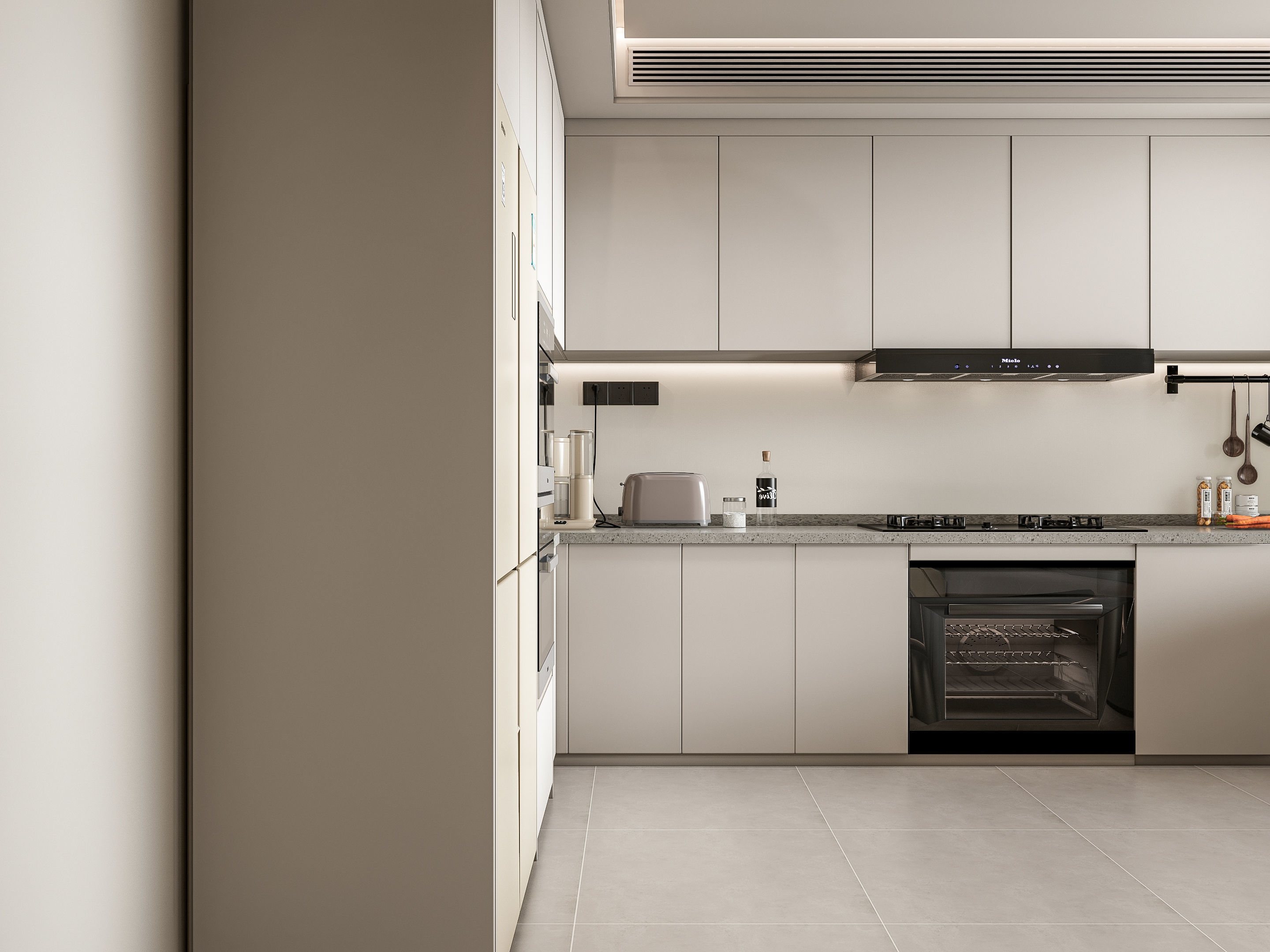 Kitchen Modern interior 107 3D model_17