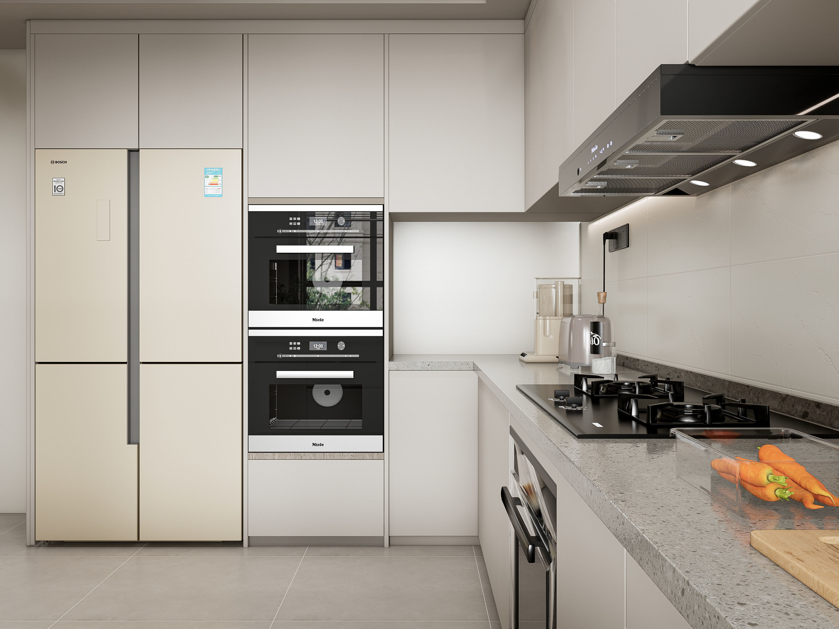 Kitchen Modern interior 107 3D model_5