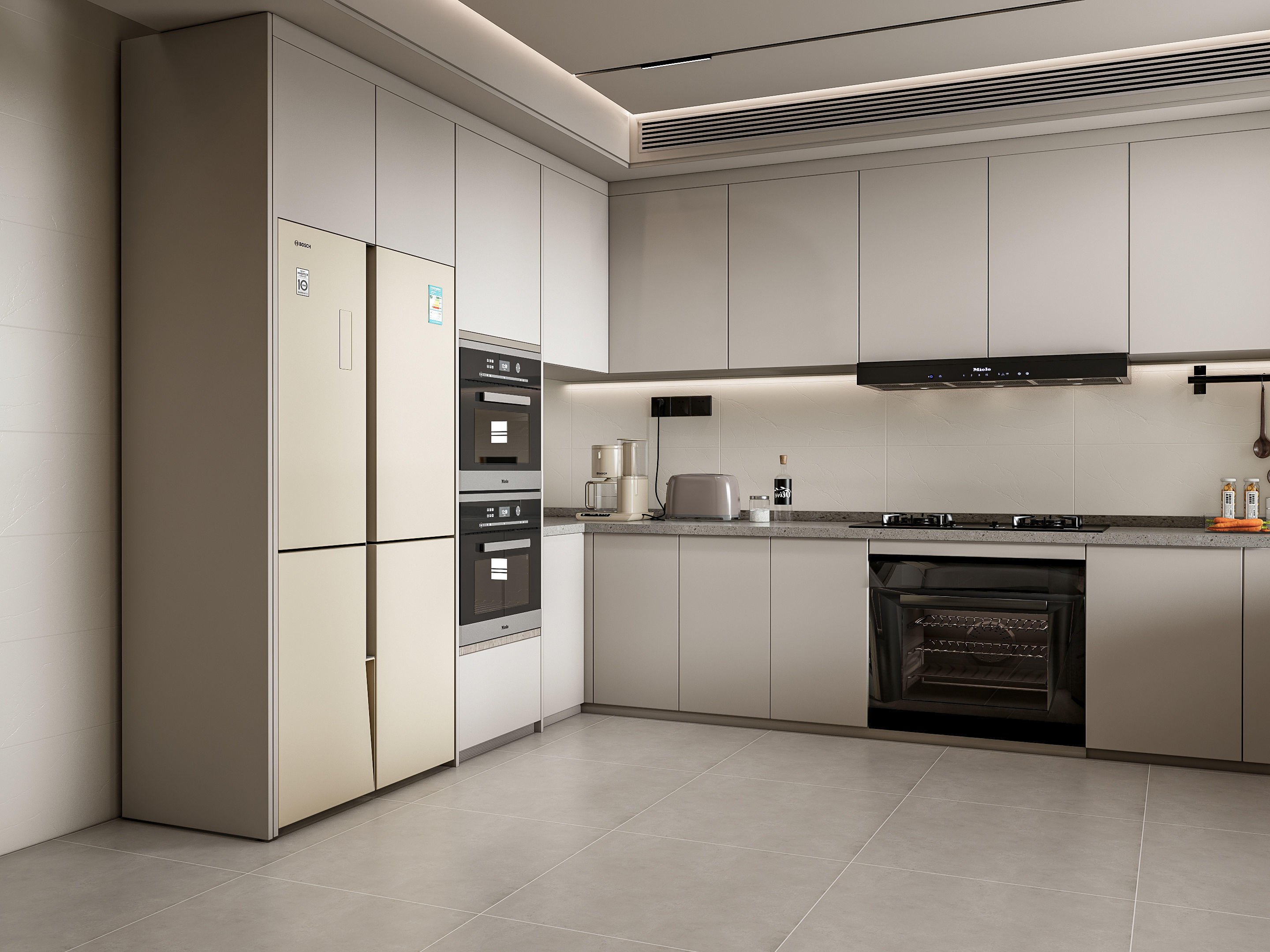 Kitchen Modern interior 107 3D model_12