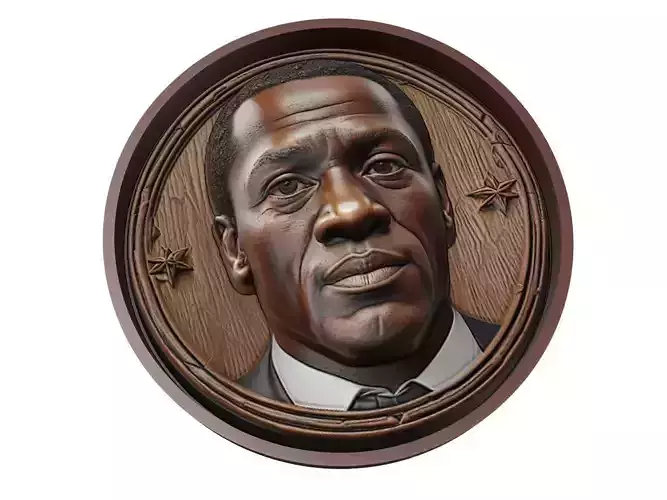 Clarence Seedorf Footballer Medallion 3D print model