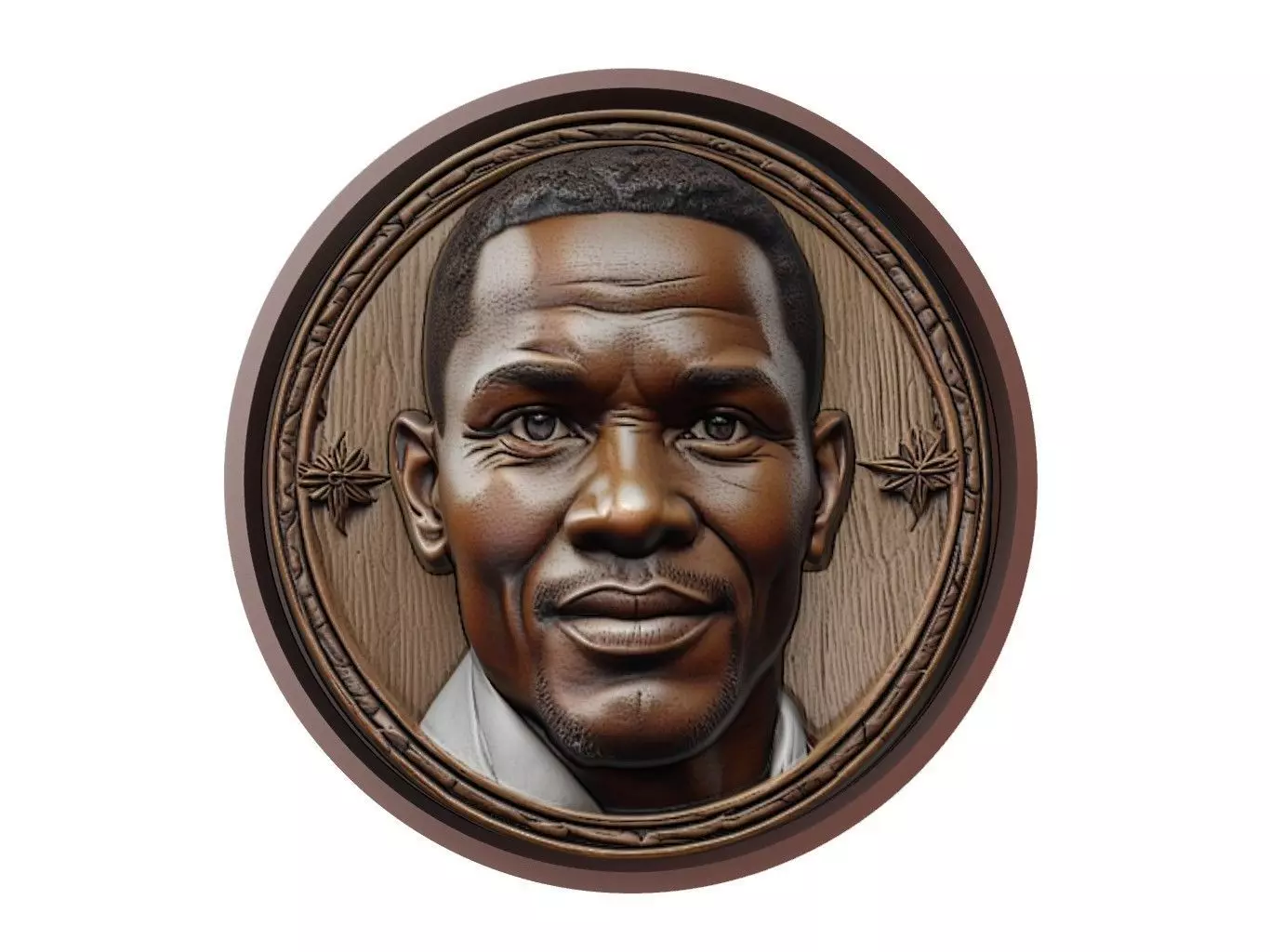 Samuel Eto Footballer Medallion 3D print model_0