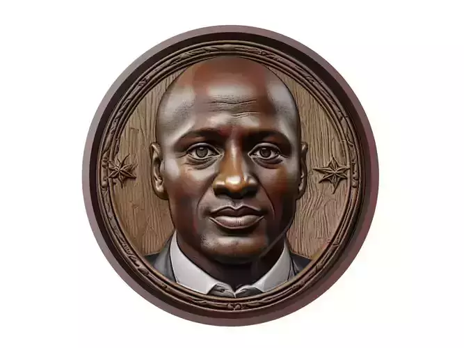 Patrick Vieira Footballer Medallion