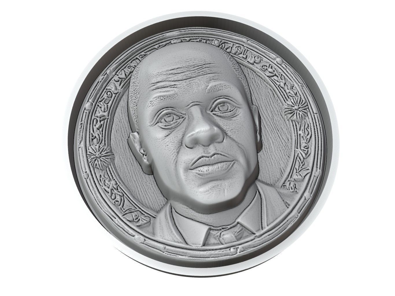 NGolo Kante Footballer Medallion 3D print model_3
