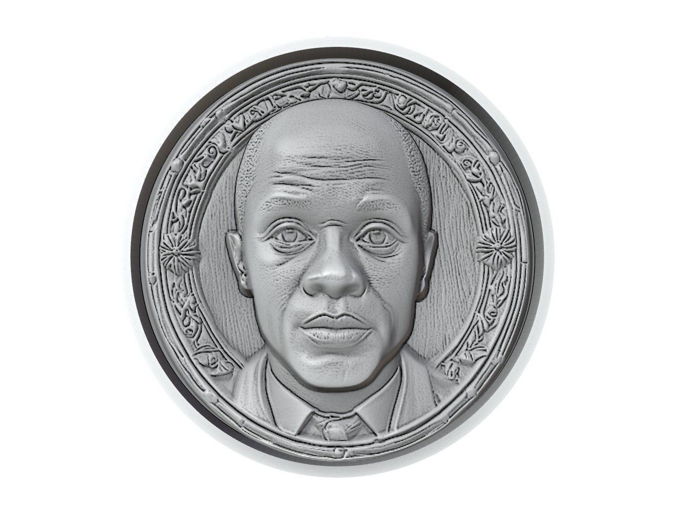 NGolo Kante Footballer Medallion 3D print model_2