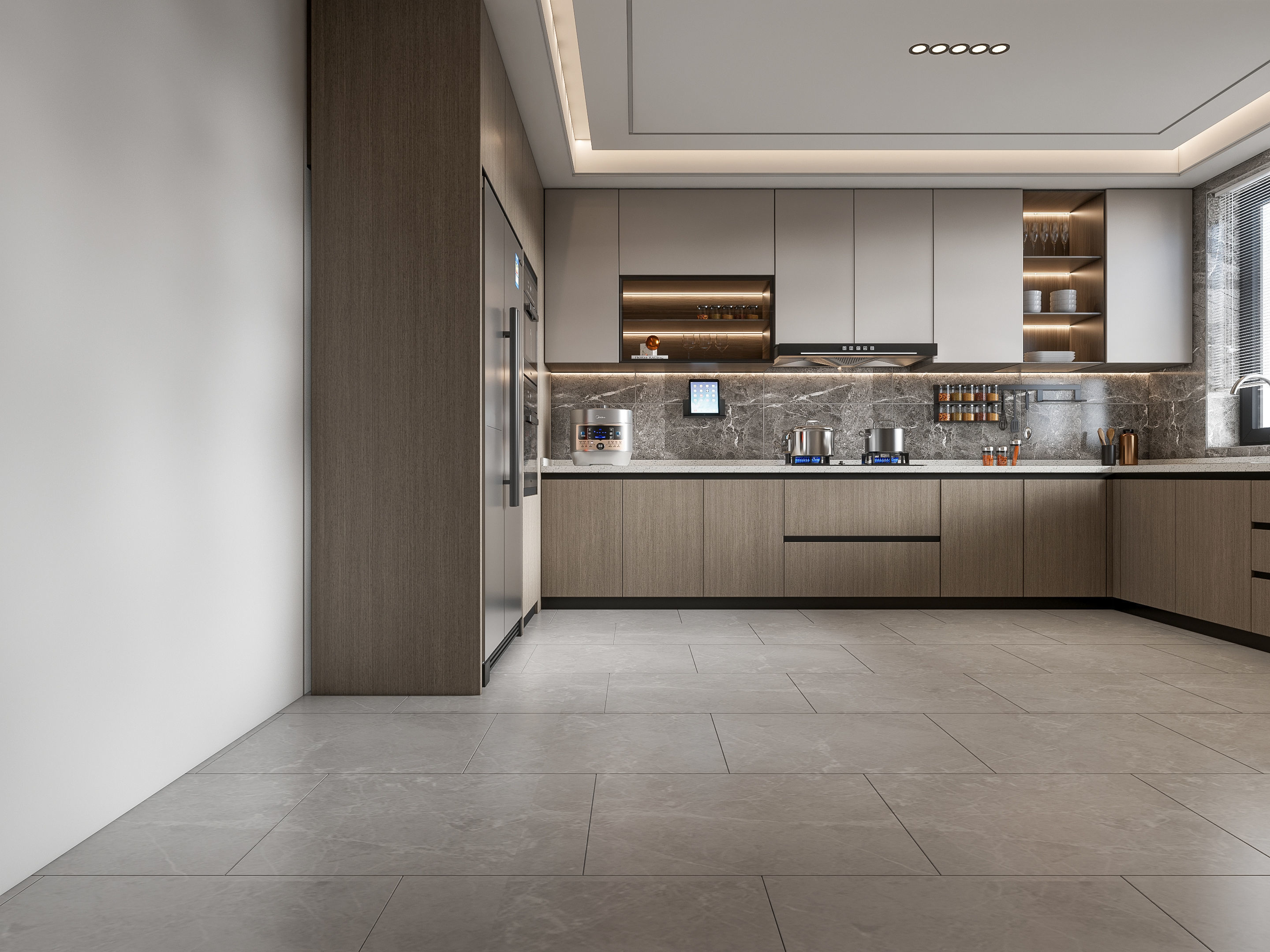 Kitchen Modern interior 108 3D model_13