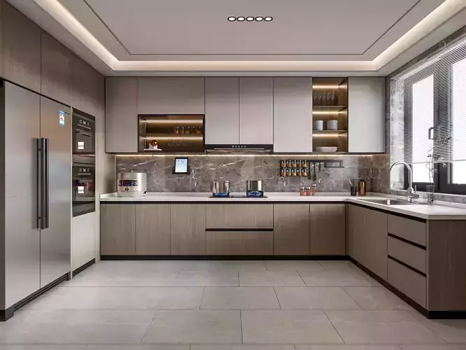 Kitchen Modern interior 108 3D model