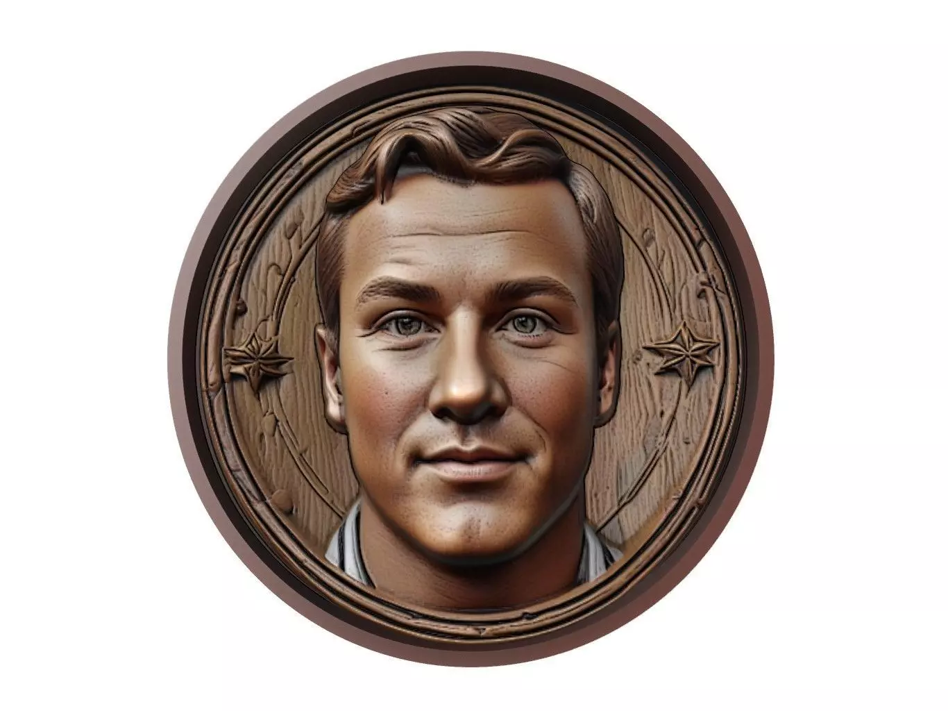 Mario Gotze Footballer Medallion 3D print model