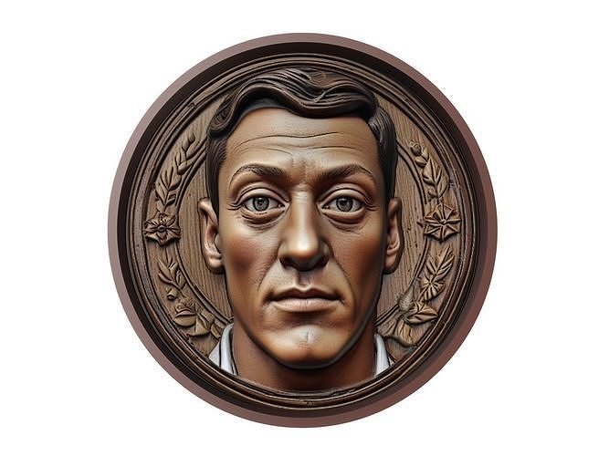Mesut Ozil Footballer Medallion 3D print model