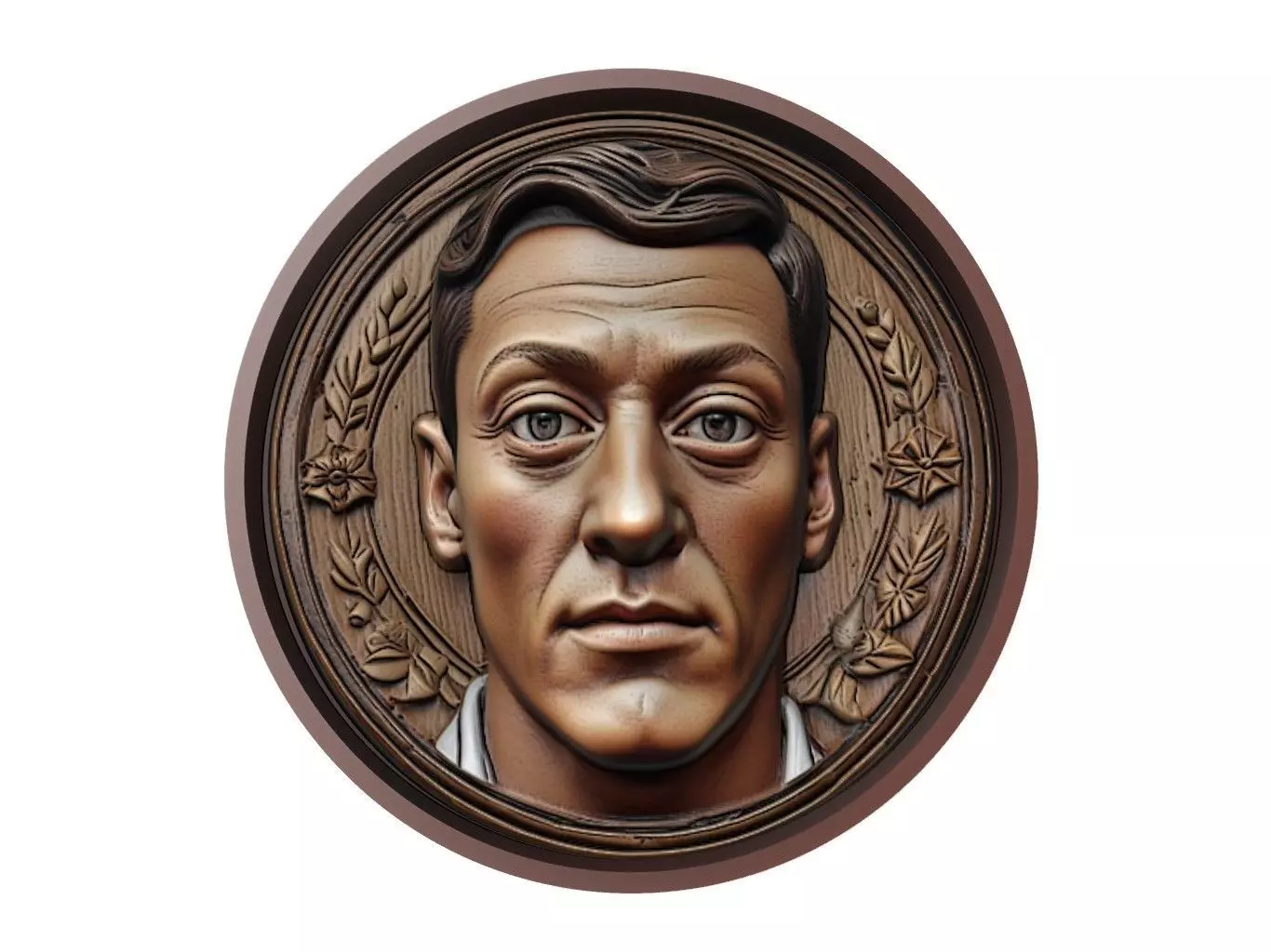 Mesut Ozil Footballer Medallion 3D print model