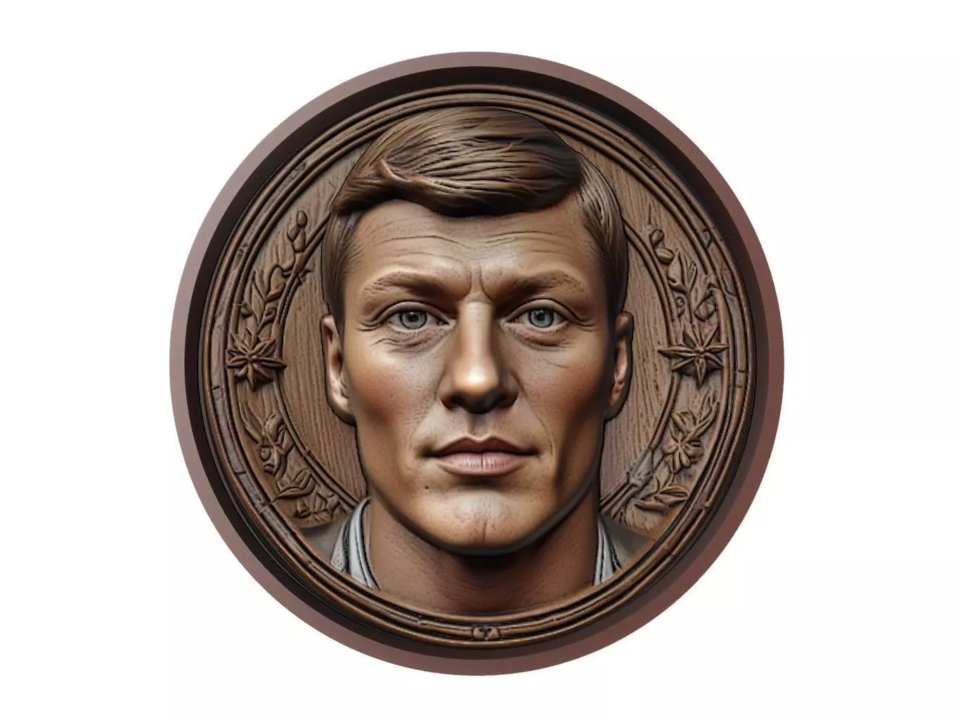 Toni Kroos Footballer Medallion 3D print model_0