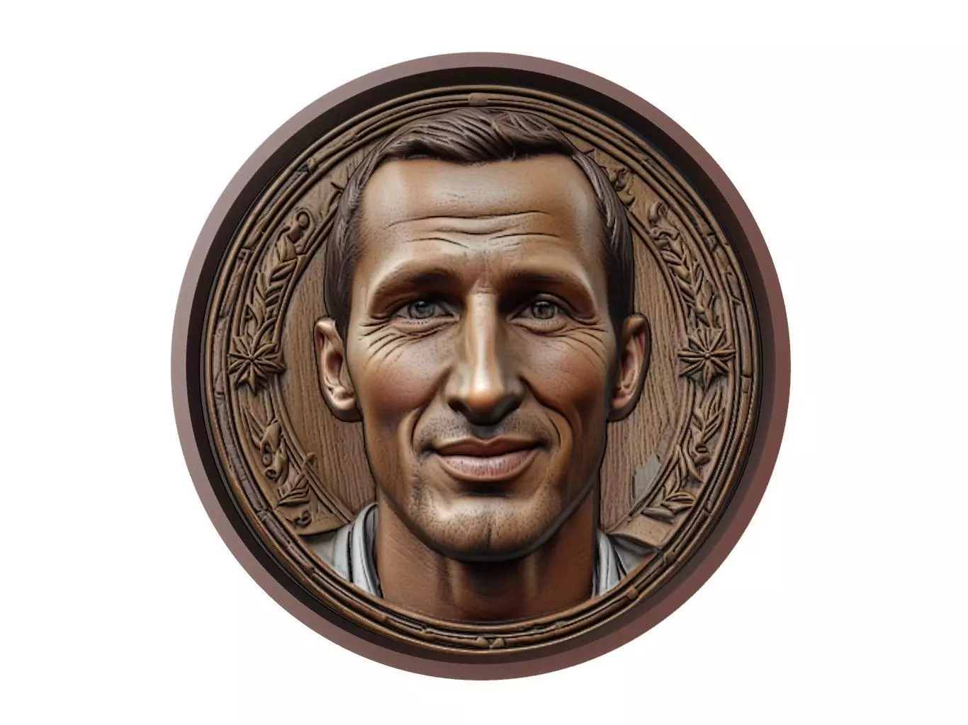 Giorgio Chiellini Footballer Medallion 3D print model_0