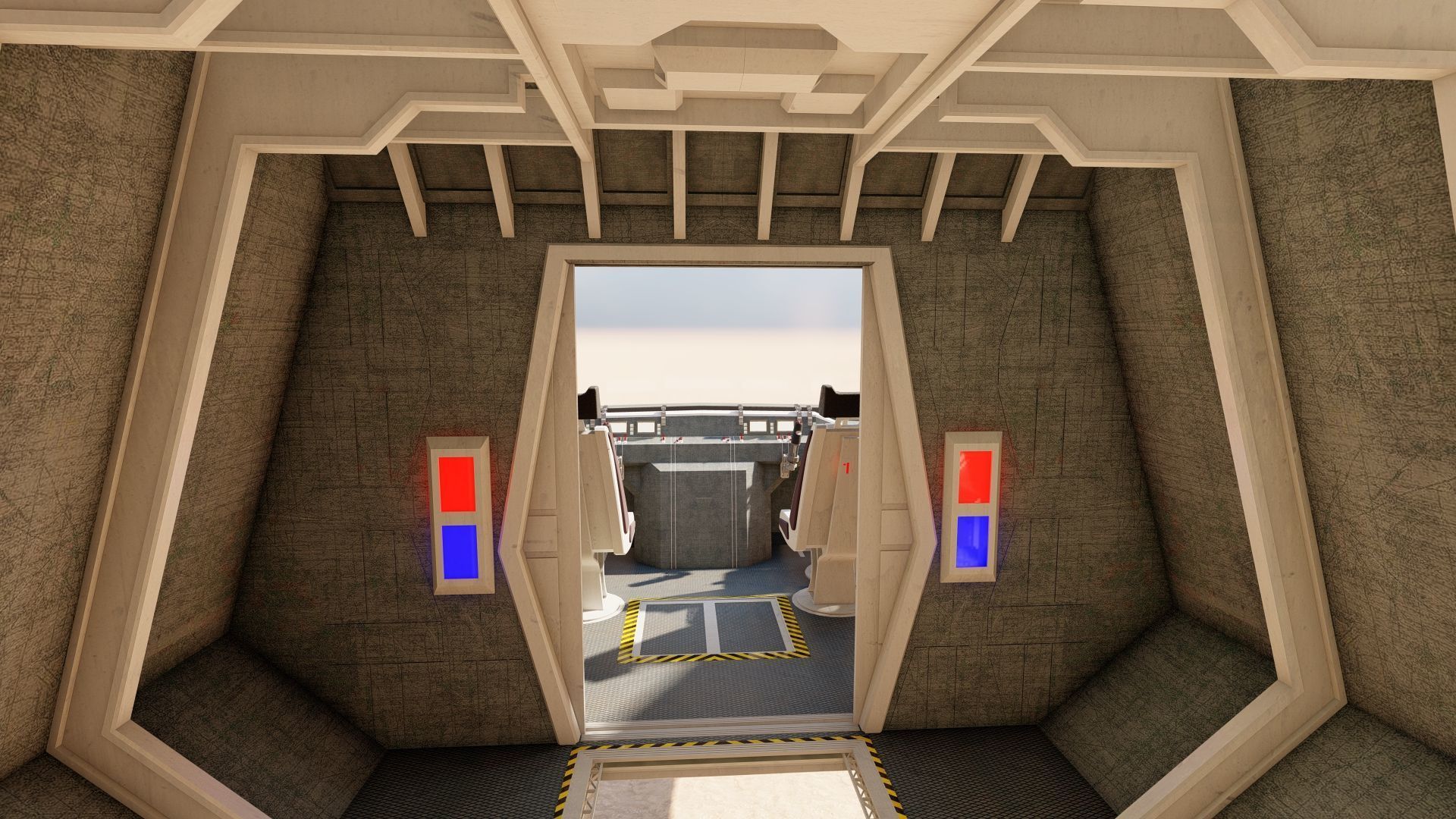 Star Wars Lambda T4A Class Shuttle with full interior 3D model_32