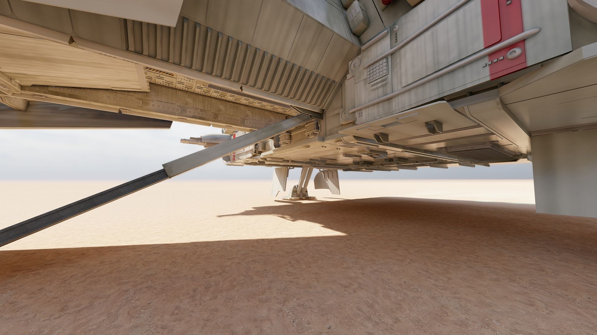 Star Wars Lambda T4A Class Shuttle with full interior 3D model_27