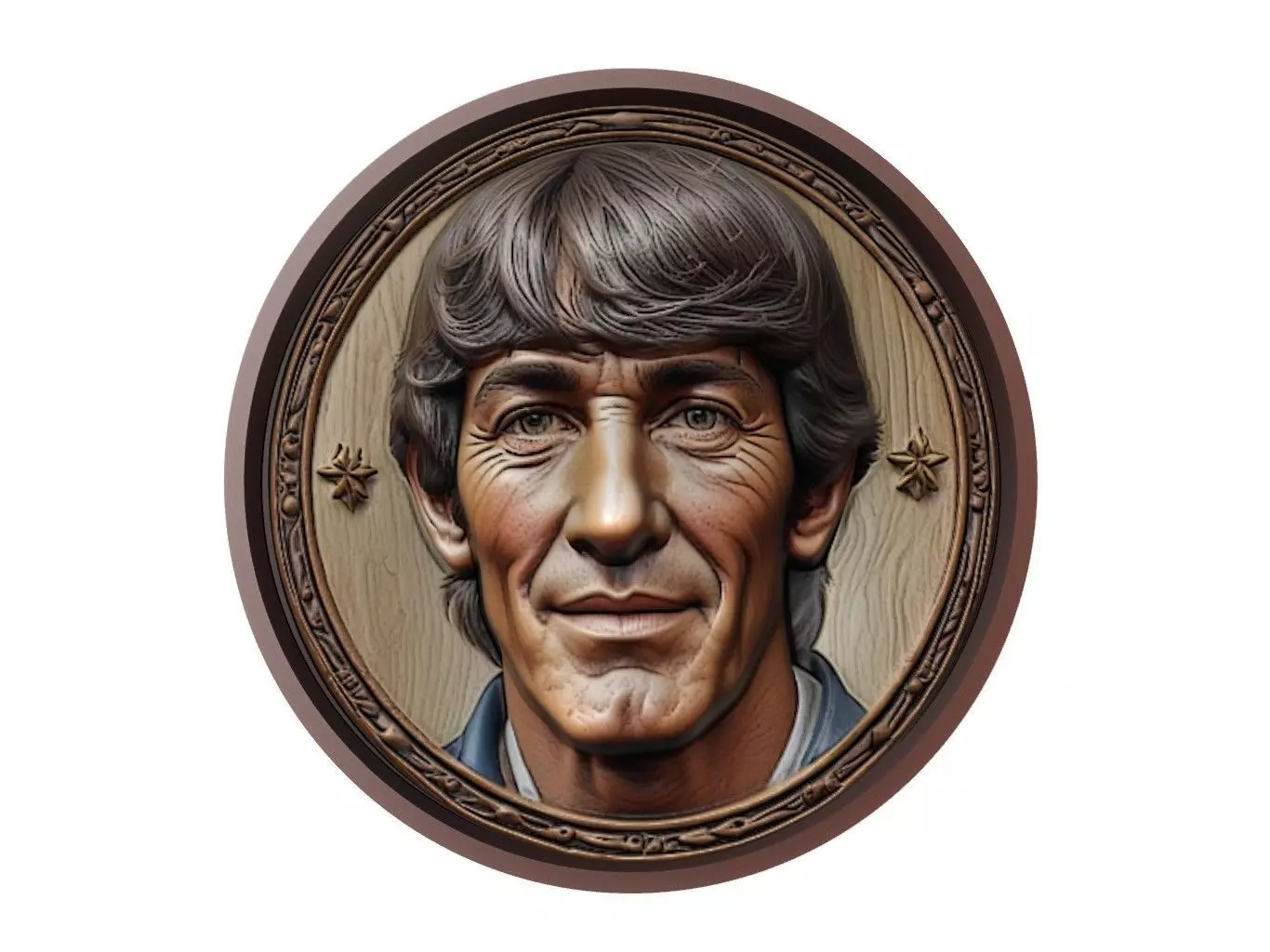 Paolo Rossi Footballer Medallion 3D print model_0