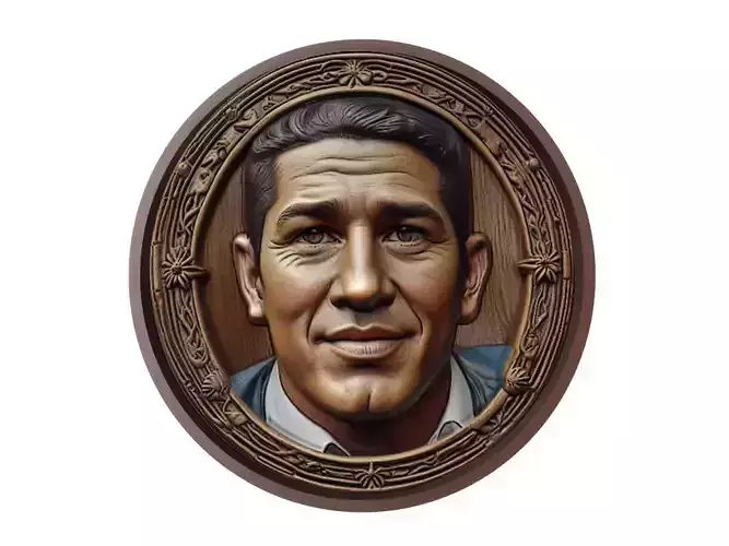 Juan Roman Riquelme Footballer Medallion