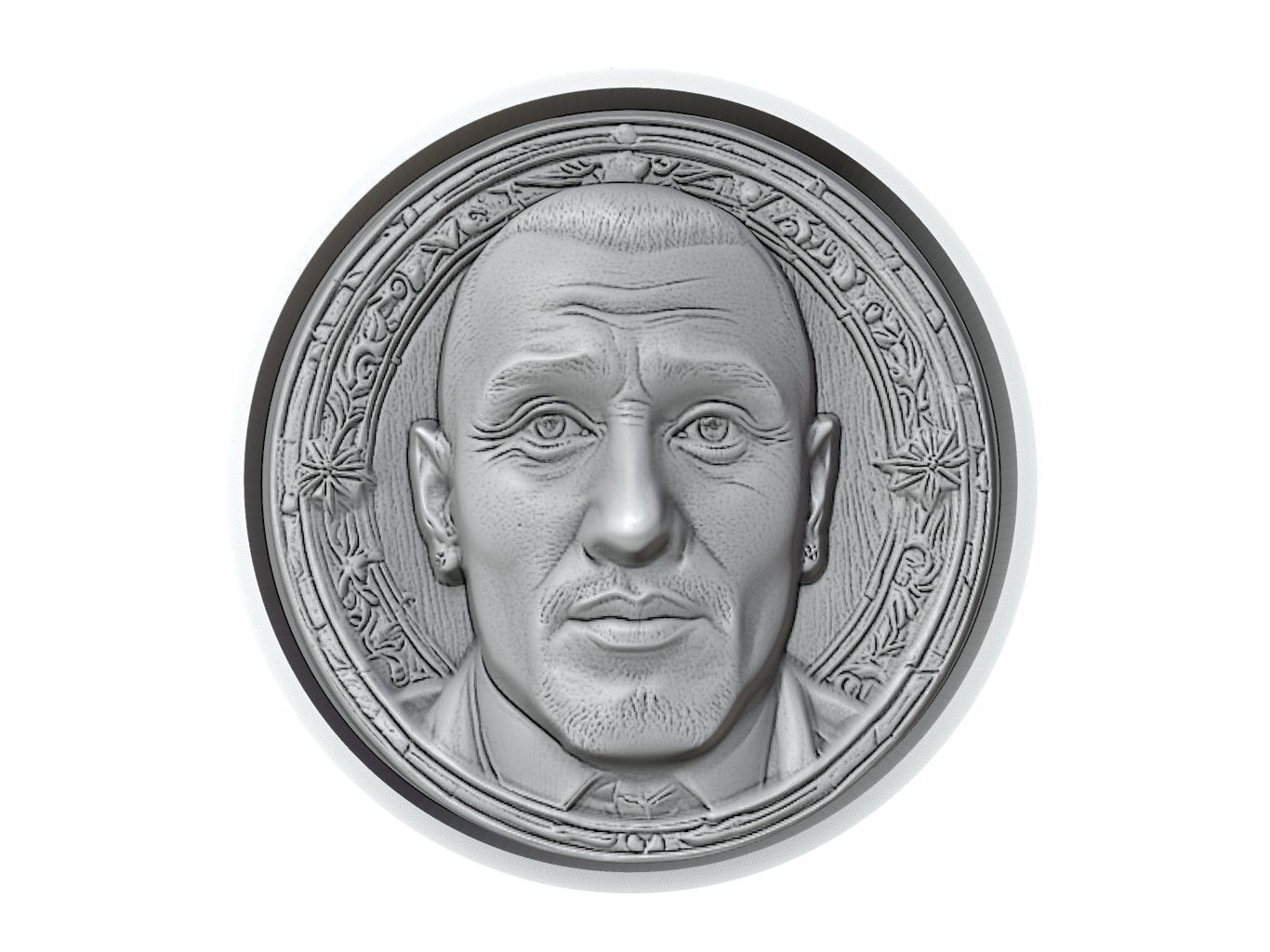 Arturo Vidal Footballer Medallion 3D print model_2
