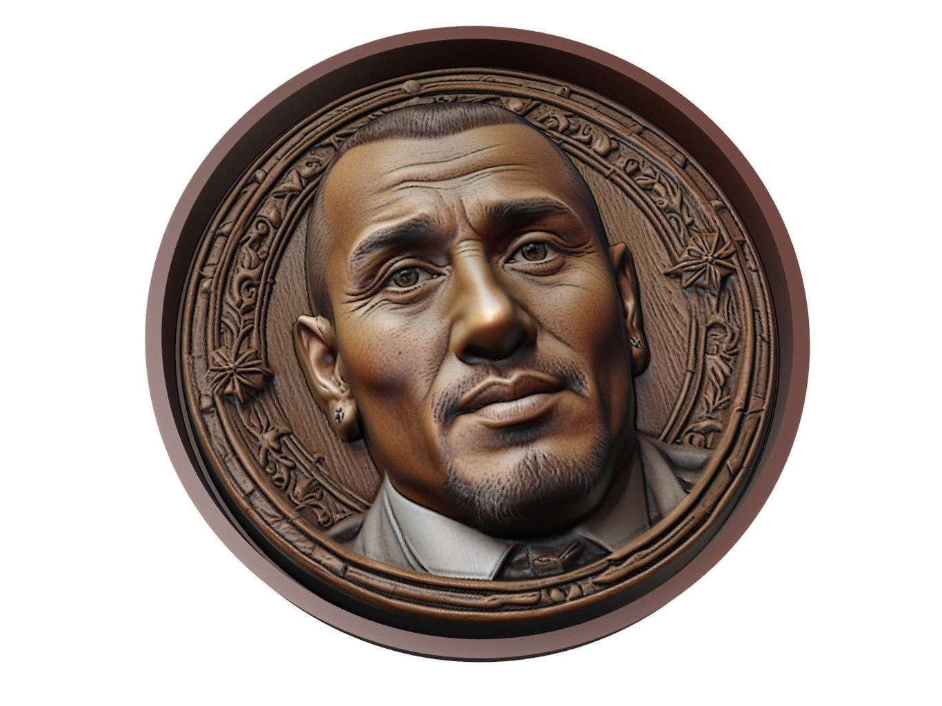 Arturo Vidal Footballer Medallion 3D print model_1