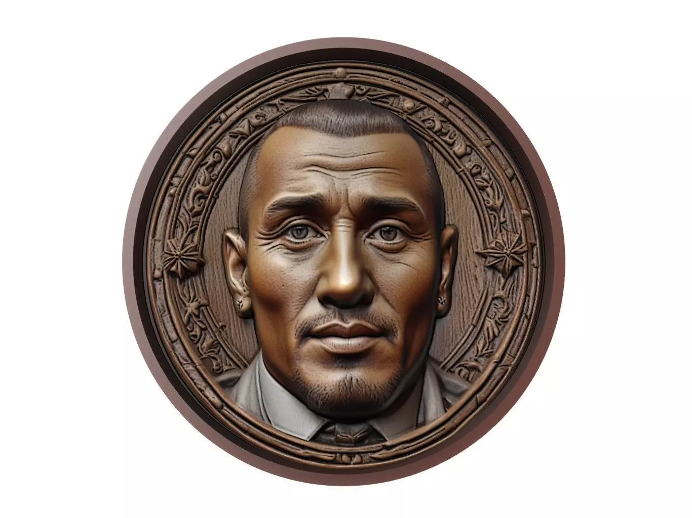 Arturo Vidal Footballer Medallion 3D print model_0