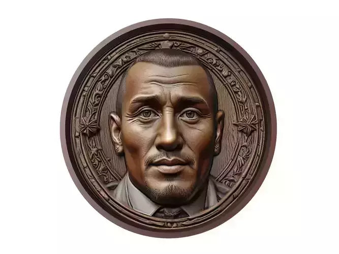 Arturo Vidal Footballer Medallion 3D print model