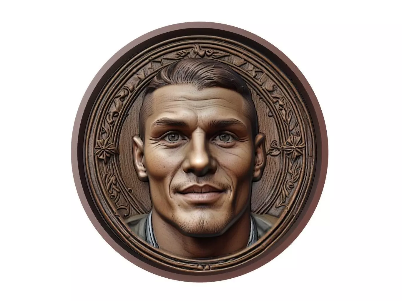 Mauro Icardi Footballer Medallion 3D print model_0