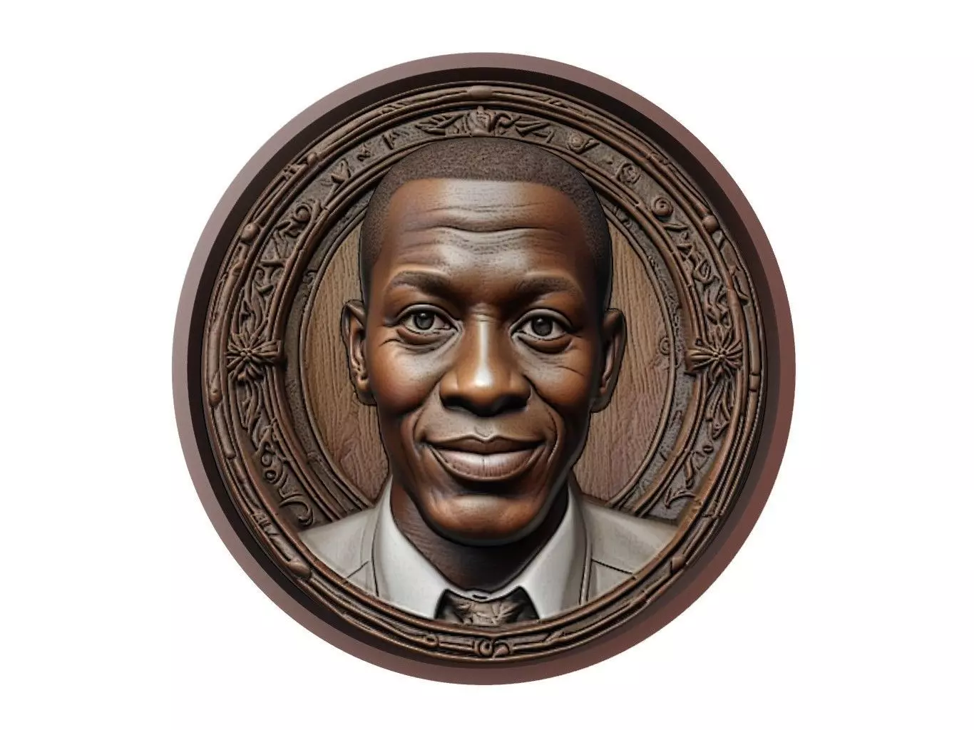 Vinicius Junior Footballer Medallion 3D print model_0
