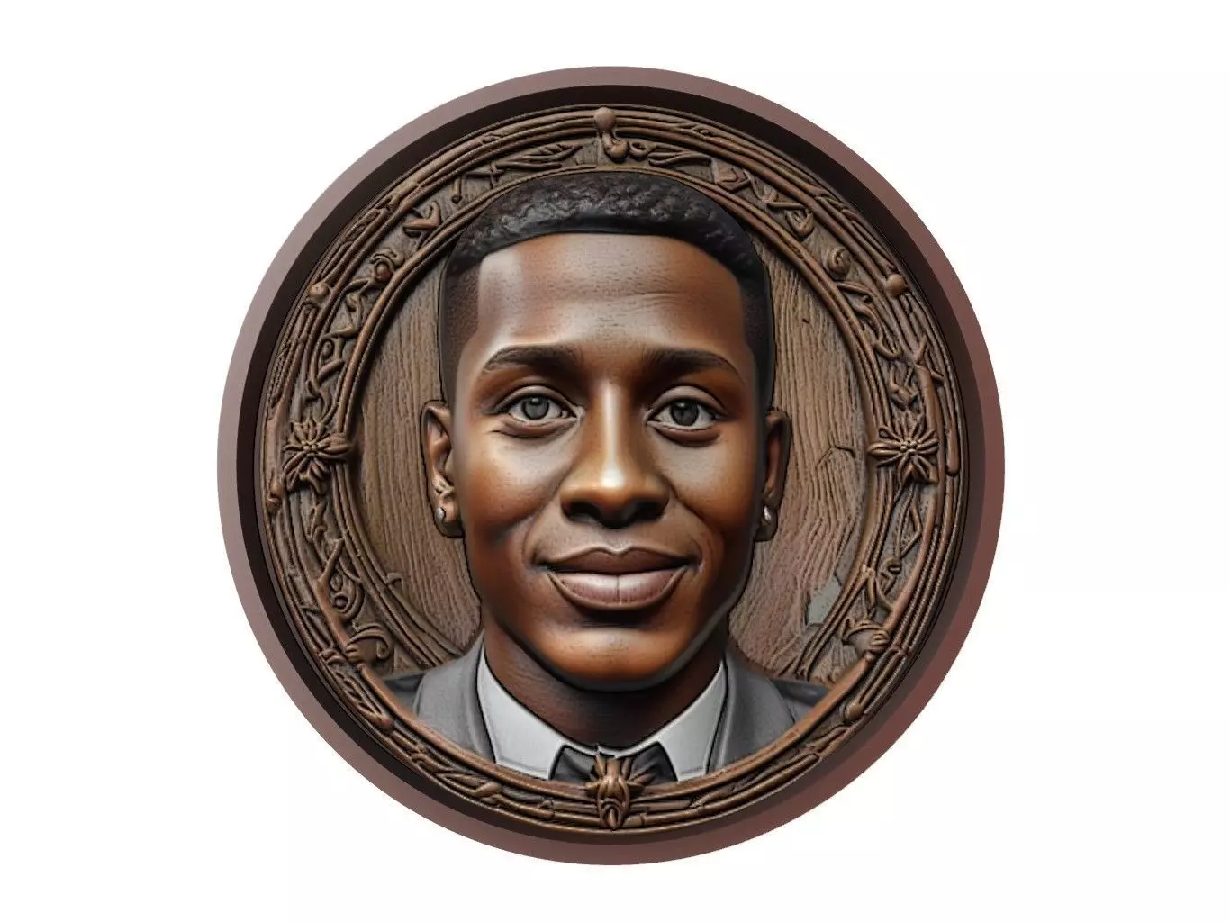 Rodrygo Footballer Medallion 3D print model_0