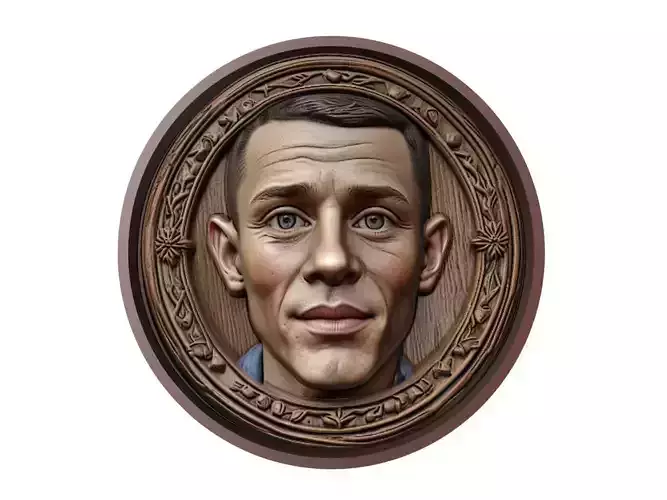 Phil Foden Footballer Medallion 3D print model