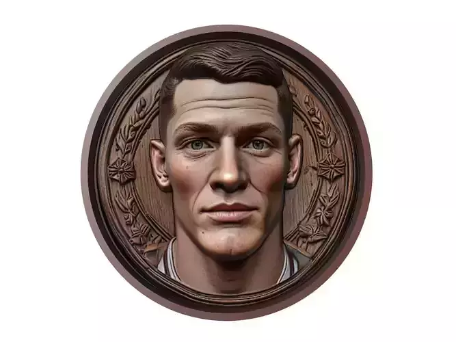 Declan Rice Footballer Medallion