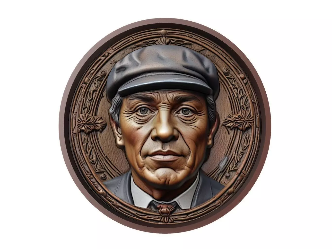 Pedri Footballer Medallion 3D print model_0