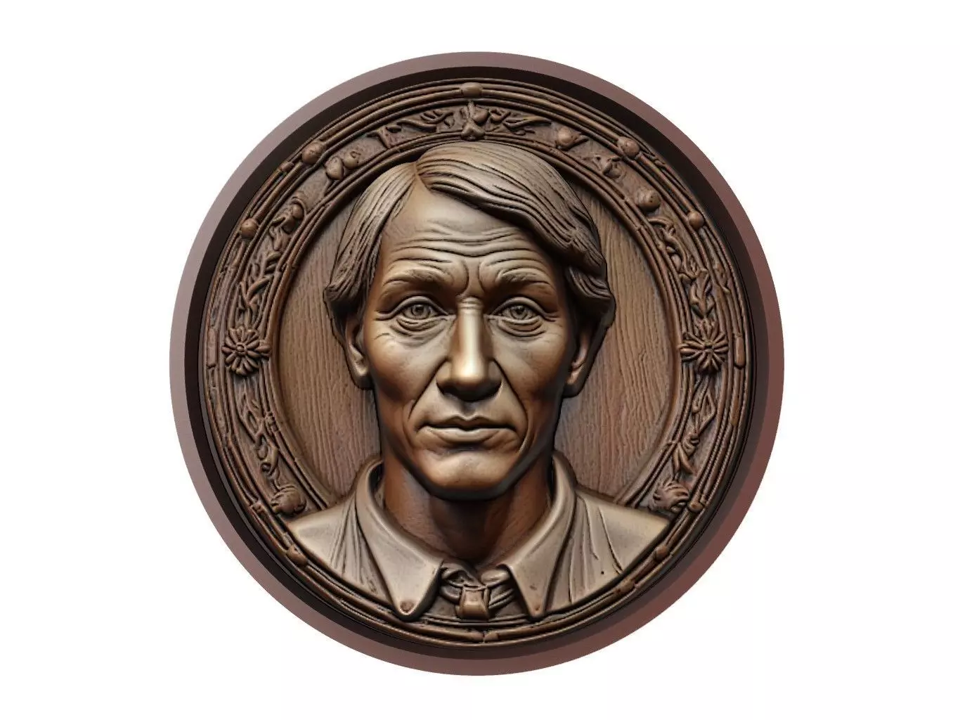 Gavi Footballer Medallion 3D print model