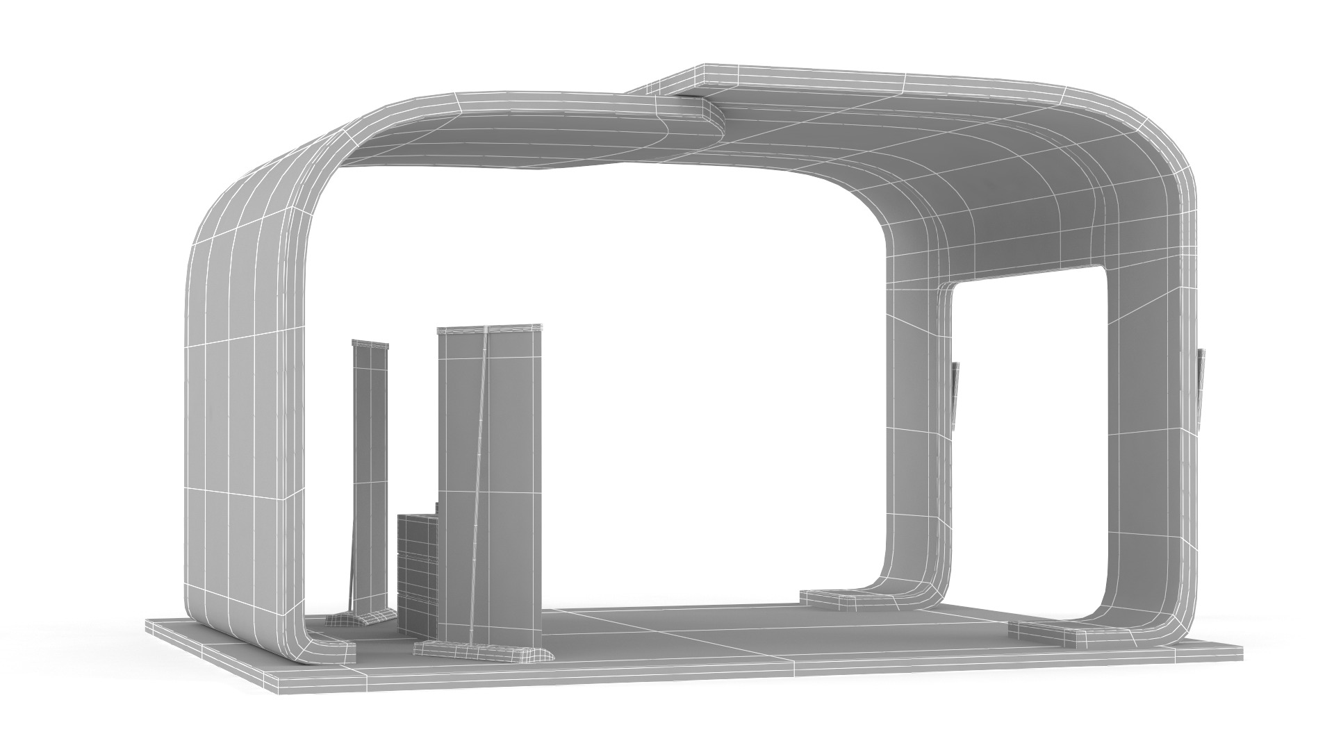 Exhibition Booth 3D model_11