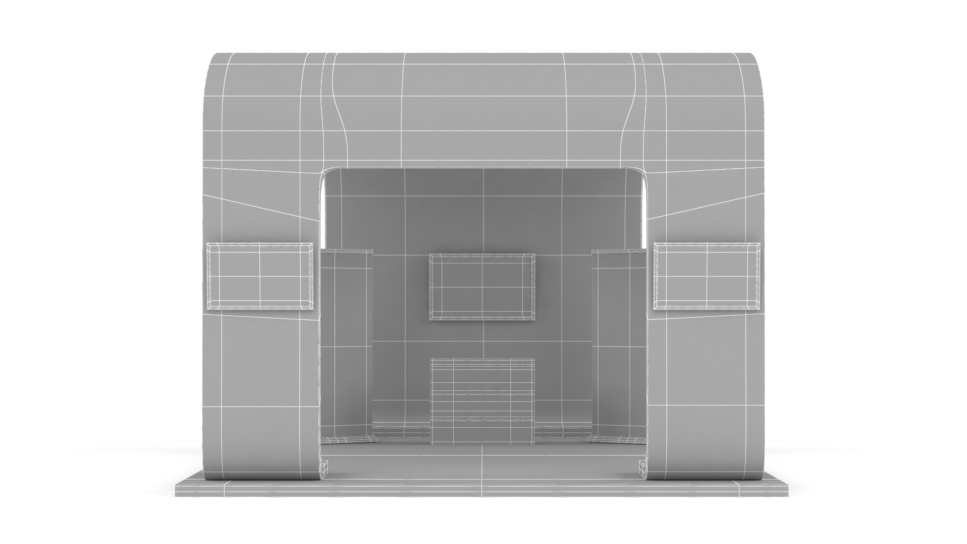 Exhibition Booth 3D model_7